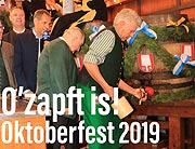 Oktoberfest 2019 O'Zapft is - Oktoberfest Anstich durch Münchens Oberbürgermeister Dieter Reiter am 21.09.2019 (©Foto: Martin Schmitz)